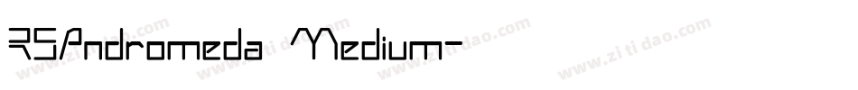RSAndromeda Medium字体转换